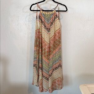Wrangler Multicolor Geometric Midi Dress